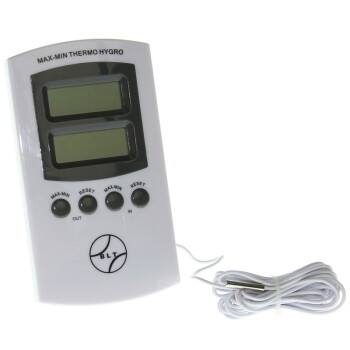 Thermo Hygrometer MIN - MAX mit Außenfühler