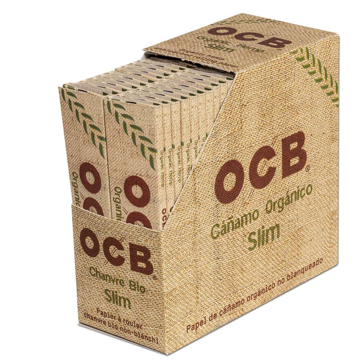 OCB Organic Hemp Papers KS Slim, VE á 50 Hefte